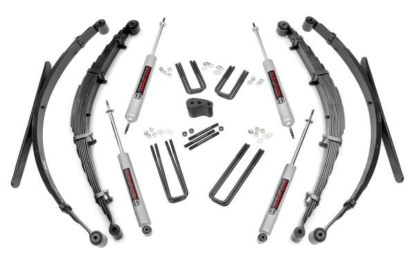 Rough Country - 4 Inch Lift Kit - Rear Springs - Ford F-250 4WD (1977-1979) | 505.20 - Image 1