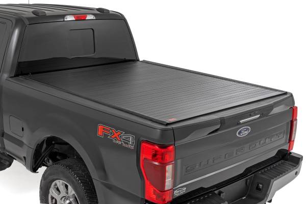 Rough Country - Rough Country - Hard Roll Up Cover - 6'10 in. Bed - Ford F-250/F-350 Super Duty 2WD/4WD (17-25) | 50517650 - Image 1