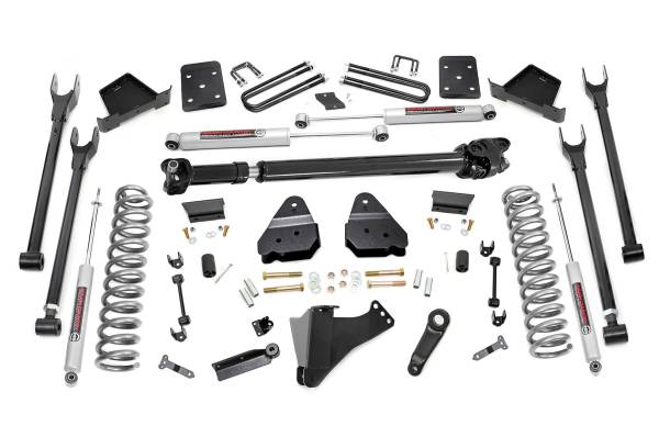 Rough Country - Rough Country - 6 Inch Lift Kit - Diesel - 4-Link - FR D/S - Ford F-250/F-350 Super Duty (17-22) | 50721 - Image 1