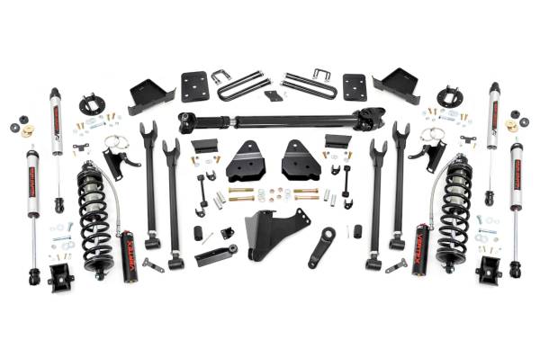 Rough Country - Rough Country - 6 Inch Lift Kit - Diesel - 4 Link - D/S - C/O V2 - Ford F-250/F-350 Super Duty (17-22) | 50858 - Image 1