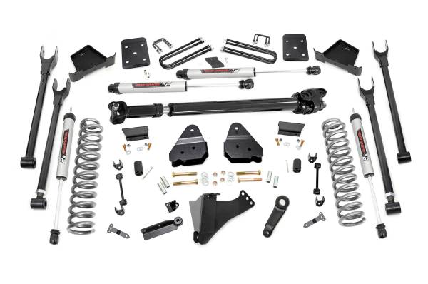 Rough Country - Rough Country - 6 Inch Lift Kit - Diesel - 4 Link - D/S - V2 - Ford F-250/F-350 Super Duty (17-22) | 50871 - Image 1