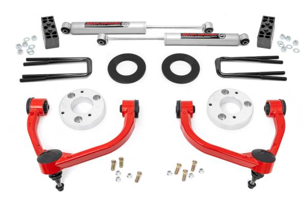 Rough Country - Rough Country - 3 Inch Lift Kit - Ford F-150 4WD (2014-2020) | 51014RED - Image 1
