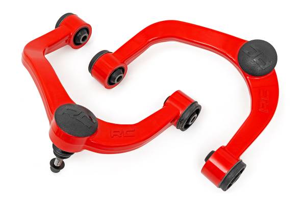 Rough Country - Rough Country - Red Forged Upper Control Arms - OE Upgrade - Ford F-150 4WD (2009-2020) | 51034RED - Image 1