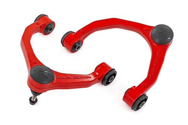 Rough Country - Rough Country - Red Forged Upper Control Arms - OE Upgrade - Ford F-150 2WD/4WD (2021-2025) | 51037RED - Image 1