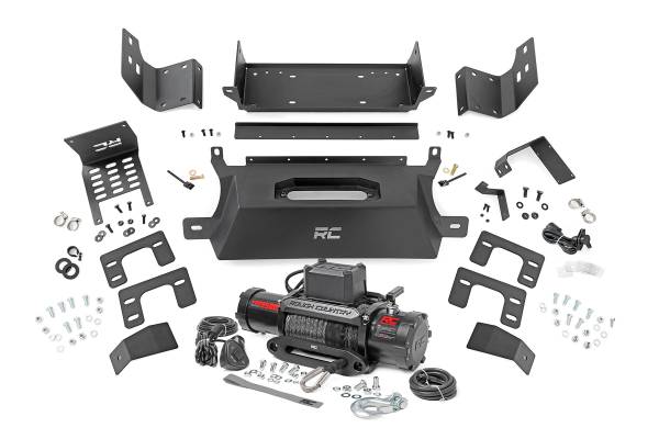 Rough Country - Rough Country - Hidden Winch Mount - 9500S - Ford Bronco 4WD (2021-2025) | 51058 - Image 1