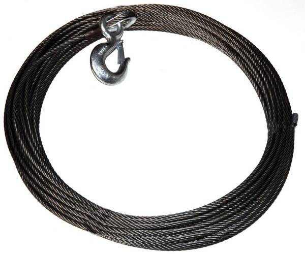 Warn - WIRE ROPE ASSEMBLY 3/8 Inch Diameter x 125 Foot Length | 23674 - Image 1