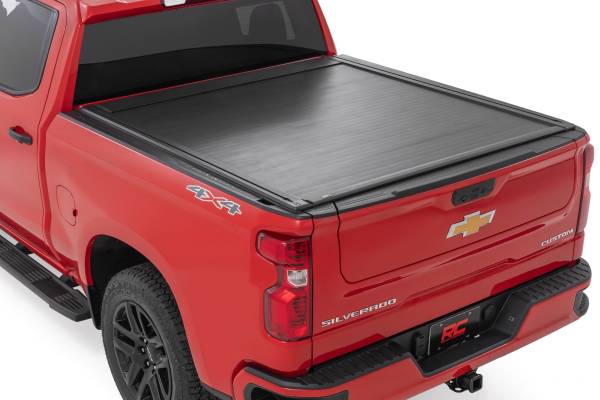 Rough Country - Rough Country - Powered Retractable Bed Cover - 5'10 in. Bed - Chevy/GMC Sierra/Silverado 1500 (19-25) | 51120580 - Image 1