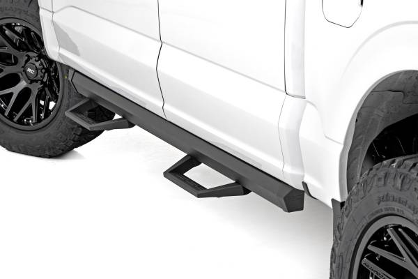 Rough Country - SRL2 Adjustable Aluminum Steps - Ford Ranger 2WD/4WD (2019-2025) | 51131 - Image 1