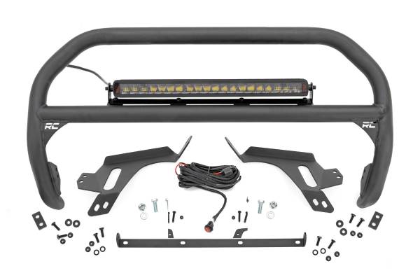 Rough Country - Rough Country - Nudge Bar - w/ Tow Hooks - Spectrum Series LED - Ford Bronco Sport 4WD (21-24) - 51157 - Image 1