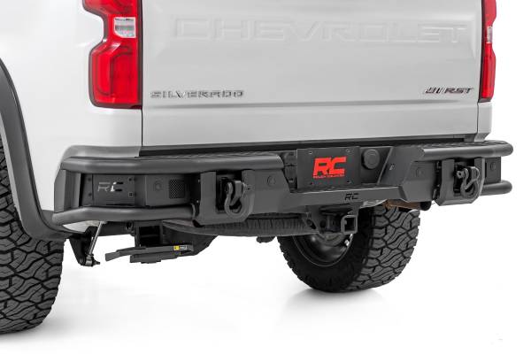 Rough Country - Rough Country - Rear Bumper - Tubular - Chevy Silverado 1500 2WD/4WD (2019-2025) | 51219 - Image 1