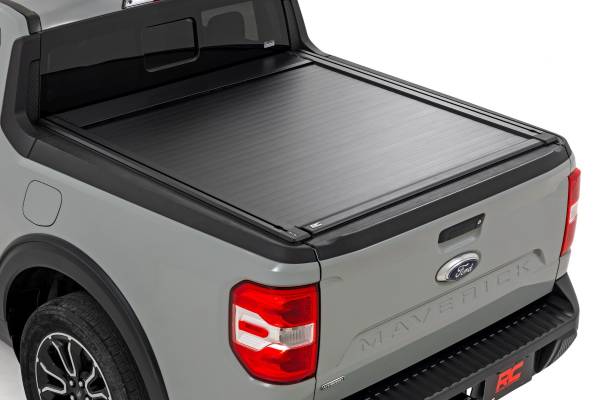 Rough Country - Rough Country - Powered Retractable Bed Cover - 4'6 in. Bed - Ford Maverick 2WD/4WD (2022-2026) - 51504600 - Image 1