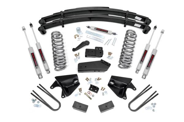 Rough Country - Rough Country - 6 Inch Lift Kit - RR Springs - Ford Bronco/F-150 4WD (1980-1996) | 525.20 - Image 1
