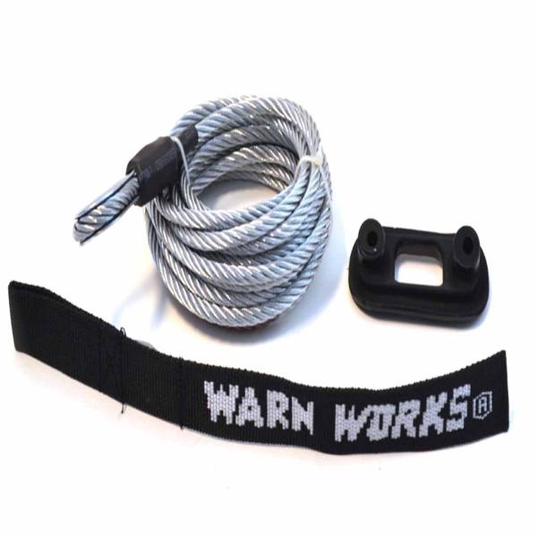 Warn - WIRE ROPE FOR PULLZALL 7/32 Inch Diameter x 15 Foot Length | 76065 - Image 1