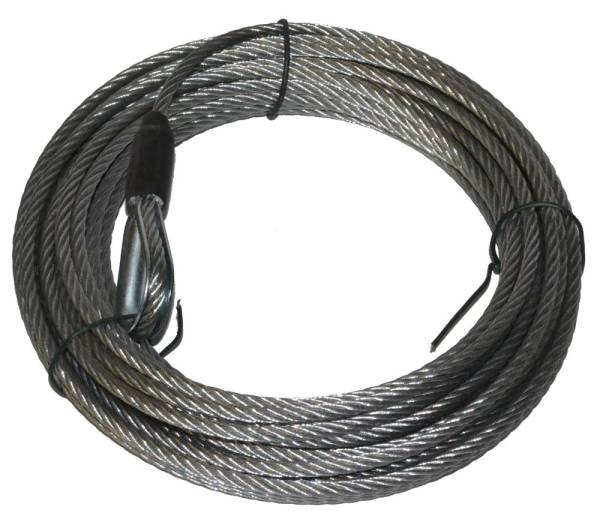 Warn - WIRE ROPE ASSEMBLY 3/16 Inch Diameter x 35 Foot Length | 79835 - Image 1
