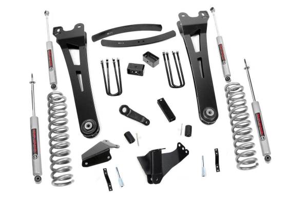 Rough Country - Rough Country - 6 Inch Lift Kit - Gas - Radius Arm - Ford F-250/F-350 Super Duty 4WD (05-07) | 537.20 - Image 1