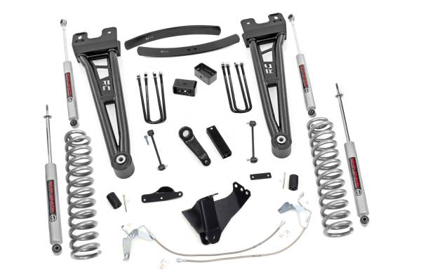 Rough Country - Rough Country - 6 Inch Lift Kit - Diesel - Radius Arm - Ford F-250/F-350 Super Duty (08-10) | 538.20 - Image 1