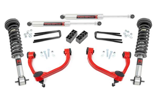 Rough Country - Rough Country - 3 Inch Lift Kit - M1 Struts - Ford F-150 4WD (2014-2020) | 54540RED - Image 1