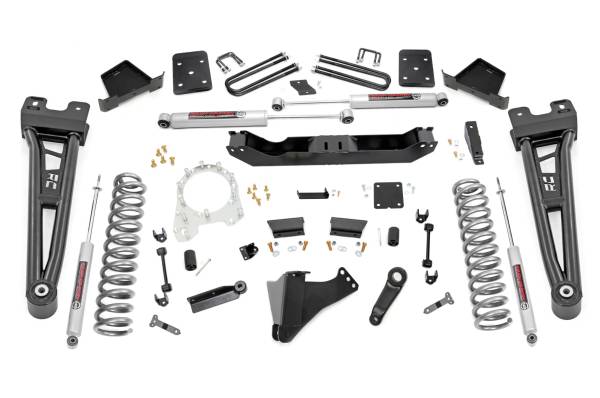 Rough Country - Rough Country - 6 Inch Lift Kit - R/A - No OVLD - Ford F-250/F-350 Super Duty 4WD (2017-2022) | 55630 - Image 1