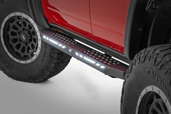 Rough Country - AC2 Running Boards - Amber/White - 4-Door - Ford Bronco (2021-2025) - 57004 - Image 1