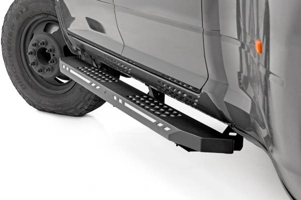 Rough Country - Rough Country - AC2 Running Boards - Amber/White - Crew Cab - Ram 1500/2500/3500 2WD/4WD (2010-2025 & Classic) - 57009 - Image 1