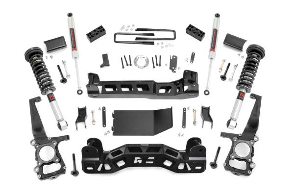 Rough Country - Rough Country - 4 Inch Lift Kit - M1 Struts - Ford F-150 4WD (2014) | 57441 - Image 1