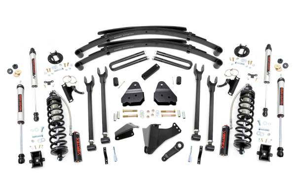 Rough Country - Rough Country - 6 Inch Lift Kit - Diesel - 4 Link - RR Spring - C/O V2 - Ford F-250/F-350 Super Duty (05-07) | 58258 - Image 1