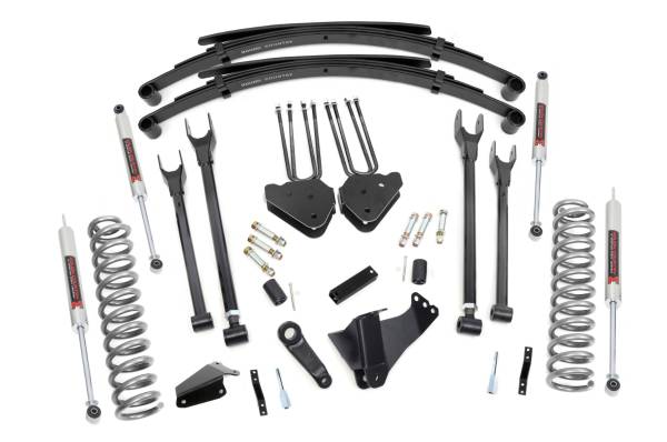 Rough Country - Rough Country - 6 Inch Lift Kit - Gas - 4 Link - M1 - Leaf Springs - Ford F-250/F-350 Super Duty (05-07) | 58340 - Image 1