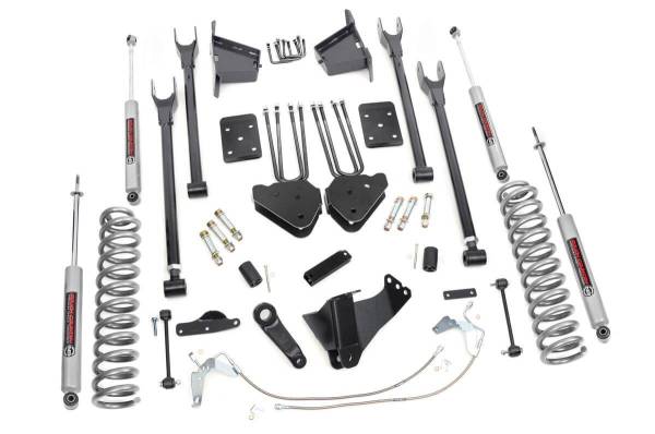 Rough Country - Rough Country - 8 Inch Lift Kit - 4 Link - Ford F-250/F-350 Super Duty 4WD (2008-2010) | 592.20 - Image 1