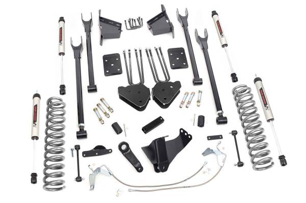 Rough Country - Rough Country - 8 Inch Lift Kit - 4 Link - V2 - Ford F-250/F-350 Super Duty 4WD (2008-2010) | 59270 - Image 1