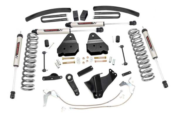 Rough Country - Rough Country - 6 Inch Lift Kit - Diesel - V2 - Ford F-250/F-350 Super Duty 4WD (2008-2010) | 59470 - Image 1