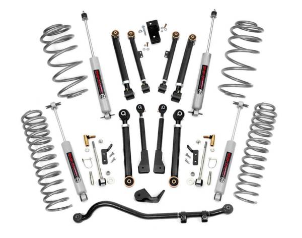 Rough Country - Rough Country - 2.5 Inch Lift Kit - X-Series - Jeep Wrangler TJ (97-06)/Wrangler Unlimited (04-06) | 61120 - Image 1