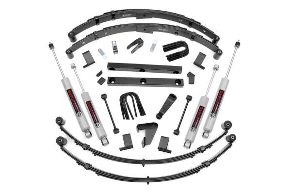 Rough Country - Rough Country - 4 Inch Lift Kit - Power Steer - Jeep Wrangler YJ 4WD (1987-1995) | 620N2 - Image 1