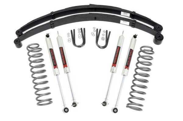 Rough Country - Rough Country - 3 Inch Lift Kit - RR Springs - M1 - Jeep Cherokee XJ 2WD/4WD (1984-2001) | 63040 - Image 1