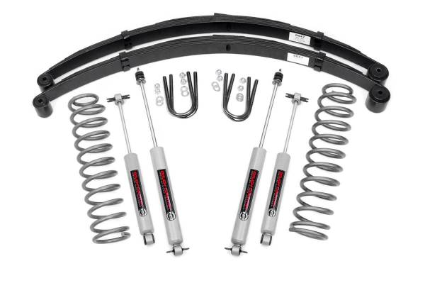 Rough Country - 3 Inch Lift Kit - RR Springs - Jeep Cherokee XJ 2WD/4WD (1984-2001) | 630N2 - Image 1