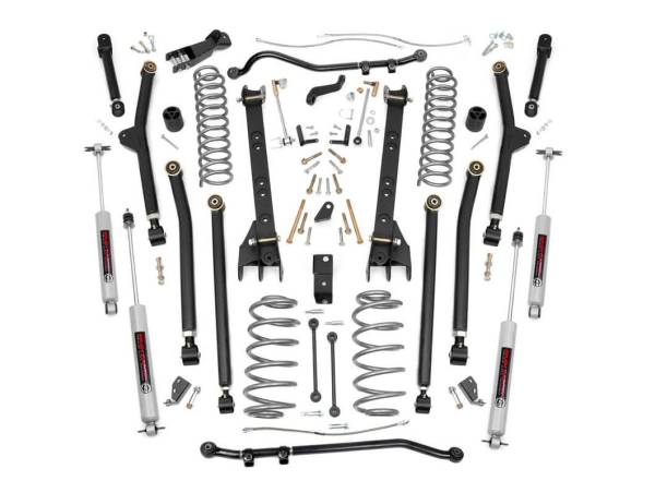 Rough Country - 6 Inch Lift Kit - Long Arm - Jeep Wrangler Unlimited 4WD (2004-2006) | 63122 - Image 1