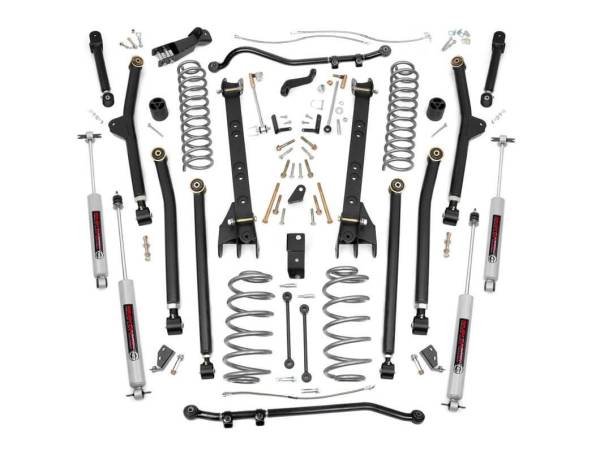 Rough Country - 4 Inch Lift Kit - Long Arm - Jeep Wrangler Unlimited 4WD (2004-2006) | 63830 - Image 1