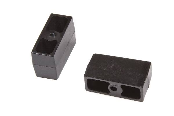 BDS Suspension - BDS Rear Lift Blocks | 3 Inch Lift | Cast Iron | 3/4 Inch Pin | Universal Fitment - Image 1