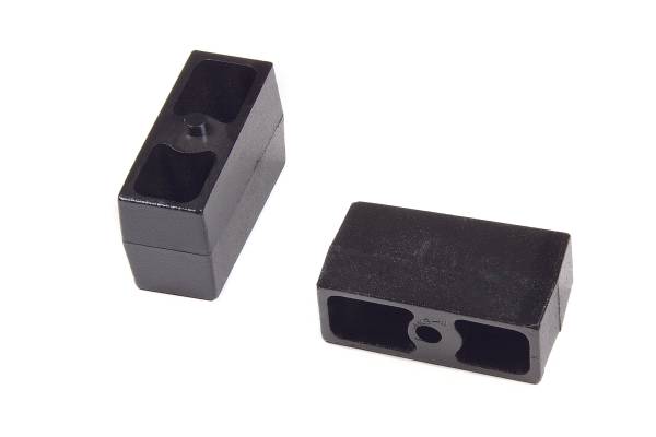 BDS Suspension - BDS Rear Lift Blocks | 3 Inch Lift | 9/16 Inch Pin | Cast Iron | Universal Fitment - Image 1