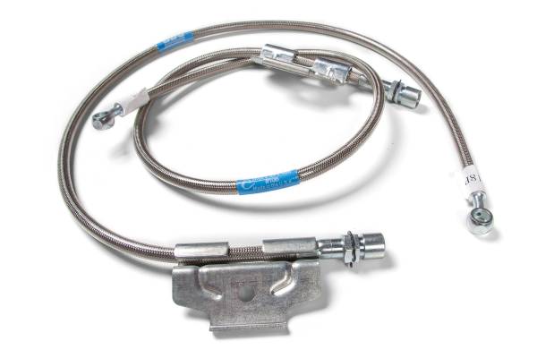 BDS Suspension - BDS Front Brake Line Set | Stainless Steel Braided | 6 Inch Lift | 2003-2011 Dodge Ram 2500 4WD - Image 1