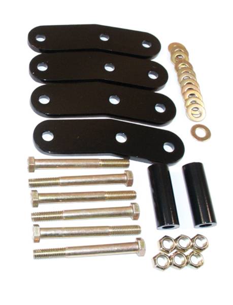 BDS Suspension - BDS Front or Rear Shackle Kit | 1 Inch Lift | 1987-1995 Jeep Wrangler YJ - Image 1