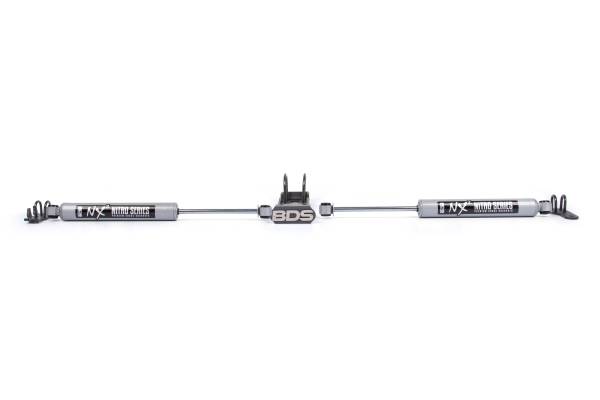 BDS Suspension - BDS Dual Steering Stabilizer Kit w/ NX2 Shocks | 1997-2006 Jeep Wrangler TJ, 1984-2001 Cherokee XJ, 1993-1998 Grand Cherokee ZJ - Image 1