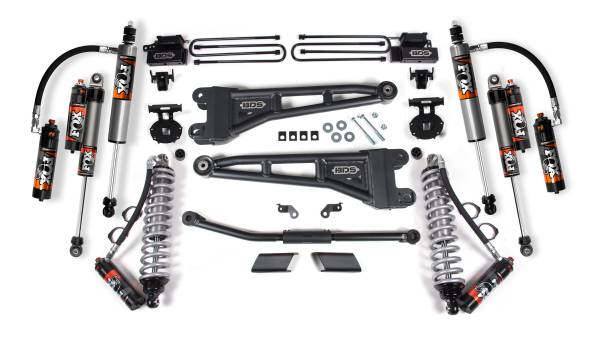 BDS Suspension - BDS 2.5 Inch Lift Kit w/ Radius Arm | FOX 2.5 Performance Elite Coilover Conversion | Ford F450 Super Duty (2023-2026) 4WD - Image 1