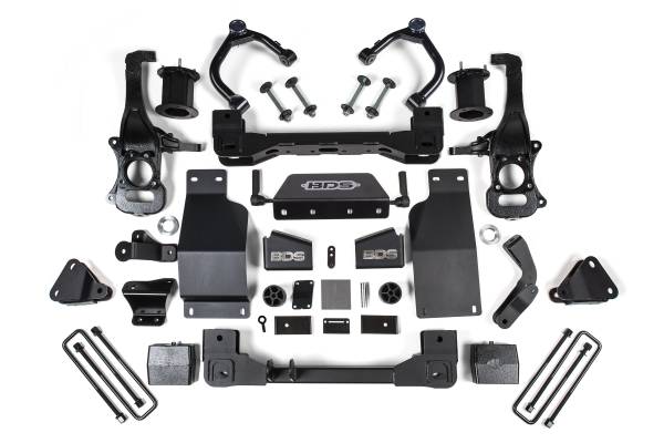 BDS Suspension - BDS 6 Inch Lift Kit | Adaptive Ride Control Only | Chevy Silverado High Country & GMC Denali 1500 (2019-2026) 4WD Diesel - Image 1
