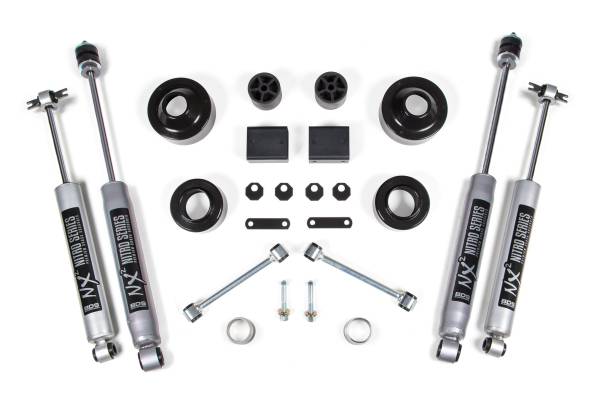 BDS Suspension - BDS 2 Inch Coil Spacer Lift Kit | 2012-2018 Jeep Wrangler JK 2-Door | NX2 Nitro Series Shocks - Image 1