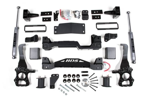 BDS Suspension - BDS 6 Inch Lift Kit | Ford F150 (2015-2020) 4WD | 4 Inch Block Kit | NX2 Nitro Series - Image 1