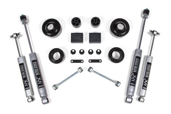 BDS Suspension - BDS 2 Inch Coil Spacer Lift Kit | Jeep Wrangler JK (2007-2011) 2-Door | w/ NX2 Nitro Series Shocks - Image 1