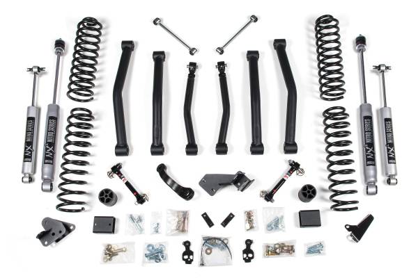 BDS Suspension - BDS 4.5 Inch Lift Kit | Jeep Wrangler JK (2007-2011) 4-Door | FOX 2.0 Performance Series Shocks w/ Fixed Sway Bar Links - Image 1