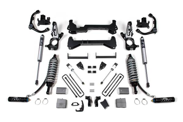BDS Suspension - BDS 7 Inch Lift Kit | FOX 2.5 Coilover Conversion | Chevy Silverado & GMC Sierra 2500HD (2001-2010) 2WD | Carrier Below Crossmember - Image 1