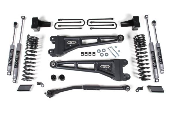 BDS Suspension - BDS 2.5 Inch Lift Kit w/ Radius Arm | Ford F250/F350 Super Duty (2017-2019) 4WD Diesel | FOX 2.5 Performance Elite Shocks - Image 1