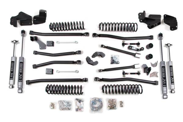 BDS Suspension - BDS 5.5 Inch Long Arm Lift Kit | Jeep Wrangler JK (2007-2018) 2-Door | NX2 Nitro Series | w/ Fixed Sway Bar Links - Image 1
